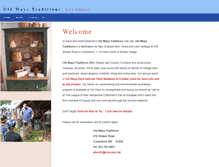 Tablet Screenshot of oldwaystraditions.net